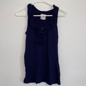 navy forever 21 tank top